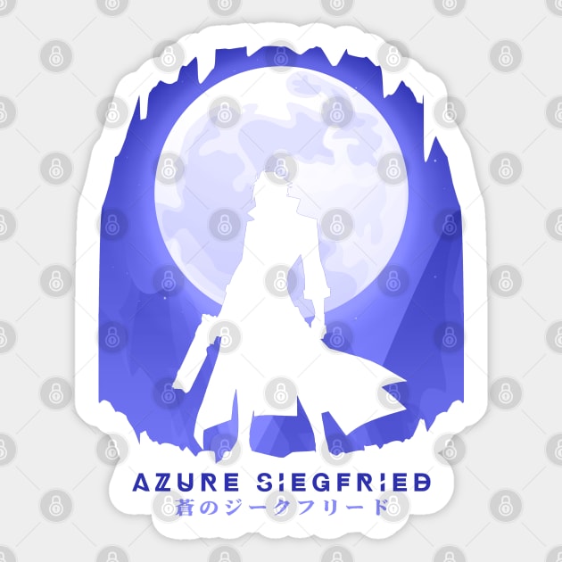 Azure Siegfried | Trails Of Cold Steel Sticker by GuruBoyAmanah